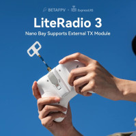 BETAFPV LiteRadio 3 RC vysílač s nano modulovým slotem pro externí podporu TX modulu, kalibrace joysticku simulátoru