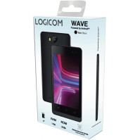 Logicom - Mobilní telefon s rozpoznáváním obličeje - Smartphone Le Wave - (10,2 cm (4 palce) displej - 8 GB - Duální Nano-SIM