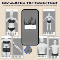 STIGMA Bluetooth Tattoo Transfer Stencil Machine Black Mini Tattoo Printer 2500mAh Copier Drawing Thermal Stencil Maker with 10P