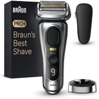 Pánský holicí strojek Braun Series 9 Pro+, elektrický holicí strojek s 5 holicími prvky Pro, zastřihovač dlouhých chloupků