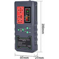 Alnicov Relay Tester Automobilový průmysl s LED displejem 12V 24V Electronic Automotive Relay Tester Auto Car Diagnostic