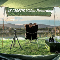 Akční kamera 4K - pod vodou 40 m se stabilizací, WiFi, 170 ° široký úhel, externí mikrofon, 2 dobíjecí baterie, DO