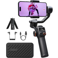 hohem iSteady M6 Gimbal stabilizátor pro smartphone, vylepšený 3osý gimbal pro vlogging Youtube TikTok, 360° nekonečné otáč.