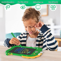 Kiztoys LCD psací tabule hračka, 8,5 palce kouzelná tabule pro děti, dinozauří hračka psací tabulka, dětská magnetyčka