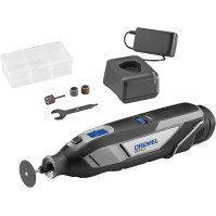 Dremel 8240 Akumulátorový rotační nástroj, 12V 3Ah Lithium-Ion baterie, Sada multifunkčních nástrojů se 5 příslušenstvím