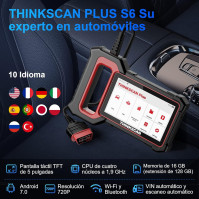 Diagnostika stroje THINKCAR Coche, diagnostika THINKSCAN Plus S6 Obd2 s 28 opravárenskými službami 5 zdarma (Oil/SAS/EPB...)