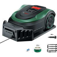 Bosch Home and Garden Robotická sekačka Indego S+ 500 (s baterií 18 V a aplikací, včetně nabíjecí stanice, šířka řezu 19 cm