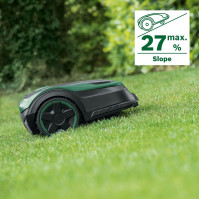 Bosch Home and Garden Robotická sekačka Indego S+ 500 (s baterií 18 V a aplikací, včetně nabíjecí stanice, šířka řezu 19 cm