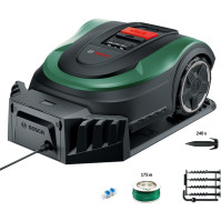 Bosch Home and Garden Bosch Robotická sekačka na trávu Indego M+ 700 (s 18V baterií a funkcí aplikace, včetně nabíjecí st.