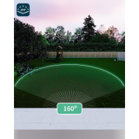 Bezpečnostní kamera Arlo Floodlight Outdoor + PIR, kvalitní 2K HDR, 160° široký úhel záběru, odolná proti povětrnostním vlivům,