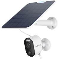 Reolink 4K/8MP Argus 3 Ultra+6W solární panel, solární bezpečnostní kamera venkovní bezdrátová, barevné noční vidění, 2,4/5GHz W