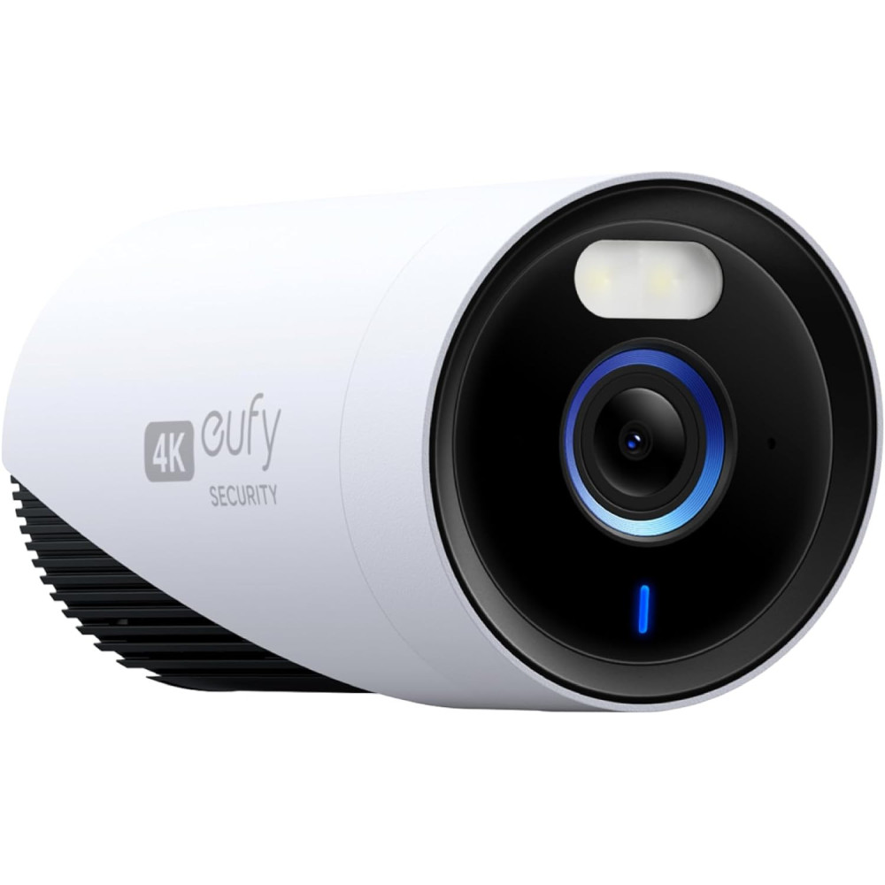 eufy Security eufyCam E330 (Professional) Přídavná kabelová venkovní bezpečnostní kamera 4K s reflektory pro nepřetržitý záznam,