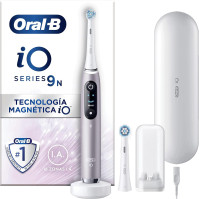 Oral-B iO 9 Elektrický zubní kartáček Oral-B iO 9N Růžový křemen, s 2 hlavicemi a 1 cestovním nabíjecím pouzdrem