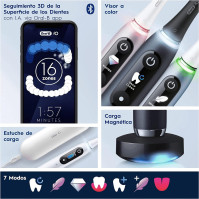 Oral-B iO 9 Elektrický zubní kartáček Oral-B iO 9N Růžový křemen, s 2 hlavicemi a 1 cestovním nabíjecím pouzdrem