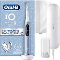 Oral-B IO 9 Elektrický kartáček na zuby s Bluetooth, Speciální modrá edice, 1 náhradní kartáček, 1 cestovní pouzdro