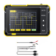 Weytoll Osciloskop ruční, 400V 200 kHz 2,5 MS/s, vzorkovací frekvence v reálném čase Ruční osciloskop, s funkcí aktualizace OTA,