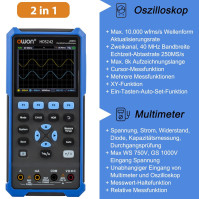 HDS242 OWON Osciloskop 2 v 1 40MHz šířka pásma Ruční osciloskop Dva kanály s 3,5palcovým LCD displejem Funkce automatické kalibr