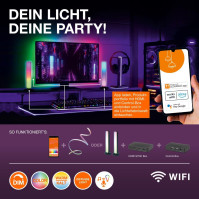 LEDVANCE SMART + WIFI PLANON MAGIC LED panelové světlo, bílé, 24W, 2400lm, funkce bílého světla, stmívatelné, dynamický