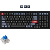 Klávesnice Keychron K4 Pro Custom s výměnnými spínači K Pro Blue, programovatelná QMK/VIA makra | Bluetooth/USB, podsvícení