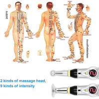 Akupunkturní pero - elektronické akupunkturní masážní pero Meridiánový masážní pero pro uvolnění bolesti a zdravotní péči