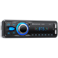 Chismos Bluetooth Hands-Free Autoradio 5.0, FM Autorádio Bluetooth do auta, Autorádio 1 Din pro 9-12V Auto Podporuje 2 USB