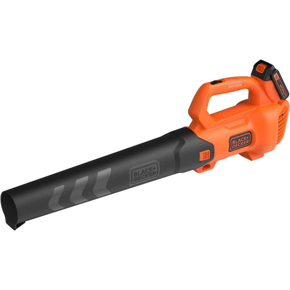 BLACK+DECKER BCBL200L-QW bateriový axiální vysavač na listí (18V, 2.0Ah, integrovaný drtič listí)