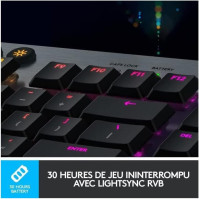 Logitech G G915 Lightspeed CLICKY uhlíková klávesnice M‘Canique Gaming