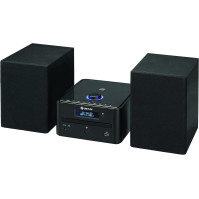 Denver MDA270 Stereo reproduktory s CD přehrávačem, DAB Plus a FM rádiem, stereo soustava 2X 50W, reproduktory z dřeva