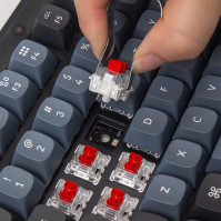 Keychron K8 Pro QMK/VIA Bezdrátová mechanická klávesnice s možností výměny spínačů TKL, německé rozložení