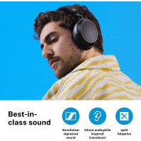 Bezdrátová sluchátka Sennheiser Consumer Audio Momentum 4 – náhlavní souprava Bluetooth pro křišťálově čisté hovory