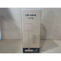 GGII Bezdrátová stolní lampa s dotykovým stmíváním, LED stolní lampa na baterie, dobíjecí přes USB, hliníková venkovní