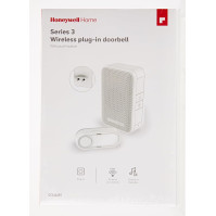 Honeywell Home DC311SP2 Series 3vložkový dveřní zvonek s tlačítkem zvonku (bílý)