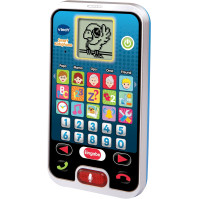 VTech Smart Kidsphone - Skvělý výukový telefon s mikrofonem, vzrušující výukové hry, písničky a melodie - Pro děti ve vě