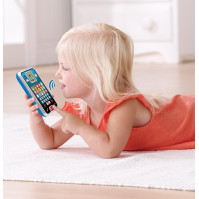 VTech Smart Kidsphone - Skvělý výukový telefon s mikrofonem, vzrušující výukové hry, písničky a melodie - Pro děti ve vě