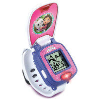 Výukové hodinky VTech Gabby's Dollhouse Pandy - dětské hodinky s digitálním displejem, časovačem, stopkami, budíkem