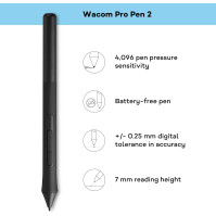 Wacom Intuos S (FR, ES, IT, NL) Bluetooth® Grafický tablet Černý, Pistácie.