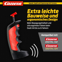 Carrera Wireless Set Duo Digital 132/124 Racetrack Set | Bezdrátový ruční ovladač 2,4 GHz WIRELESS+ s dosahem 15 m