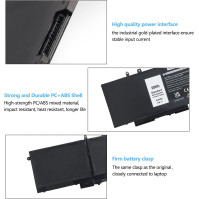 Wikinu GJKNX Battery for Dell Latitude - Náhradní baterie GJKNX pro notebooky Dell Latitude, s kapacitou 68Wh, vhodná pr