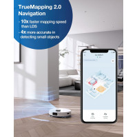 ECOVACS Deebot T10+ Suction and Mop Robot s extrakční stanicí o objemu 3,2 litru (3000Pa, AIVI Obstacle Avoidance, OZMOPro