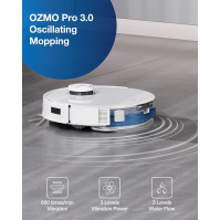 ECOVACS Deebot T10+ Suction and Mop Robot s extrakční stanicí o objemu 3,2 litru (3000Pa, AIVI Obstacle Avoidance, OZMOPro