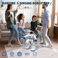 Robotická hračka pro chlapce a dívky ve věku 8-12 let, programovatelný RC robot s gestovním ovládáním/Walk Learning Toy