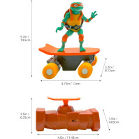 RC hračka Teenage Mutant Ninja Turtles 71035 Michelangelo Mutant Mayhem Raphael TMNT Half Pipe, dárek a hračka pro děti