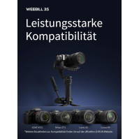 ZHIYUN Weebill 3S [oficiální] 3osý stabilizátor pro zrcadlovky a bezzrcadlovky s vylepšeným úchytem na rameno