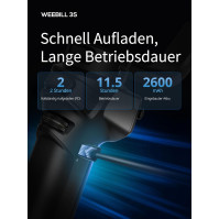 ZHIYUN Weebill 3S [oficiální] 3osý stabilizátor pro zrcadlovky a bezzrcadlovky s vylepšeným úchytem na rameno