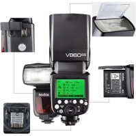 GODOX V860II-S TTL blesk do fotoaparátu 1/8000s HSS GN60 s dobíjecí baterií externí bleskový světelný blesk pro fotoaparát