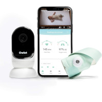 Owlet Babyphone Duo - Smart Sock + chůvička Cam s kamerou a aplikací v sadě - dětská ponožka s funkcí pulzního oxymetru