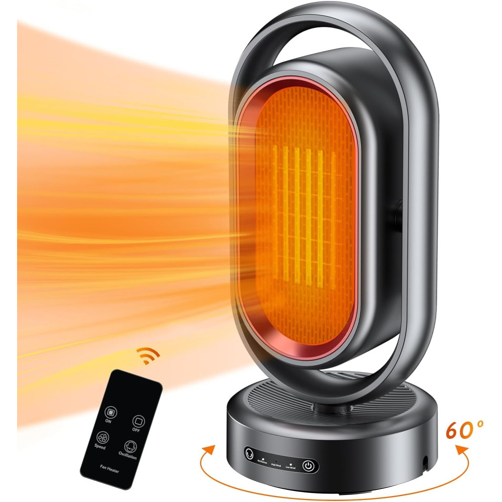 Space Heater 1300W, keramický elektrický radiátor, PTC elektrické vytápění