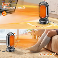 Space Heater 1300W, keramický elektrický radiátor, PTC elektrické vytápění