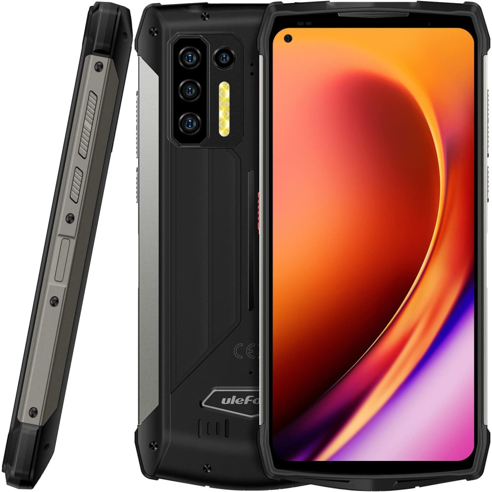 Ulefone Power Armor 13 odolný mobilní telefon, Helio G95, 8 GB RAM, 128 GB, baterie 13200 mAh, infračervený měřič vzdálenosti