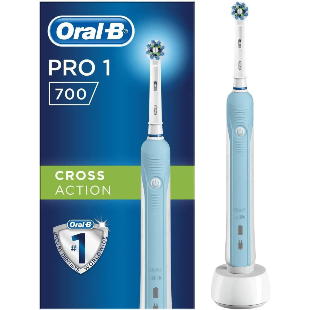 Oral-B Elektronický zubní kartáček Pro700 Vitality, s nasazovacím kartáčkem Crossaction